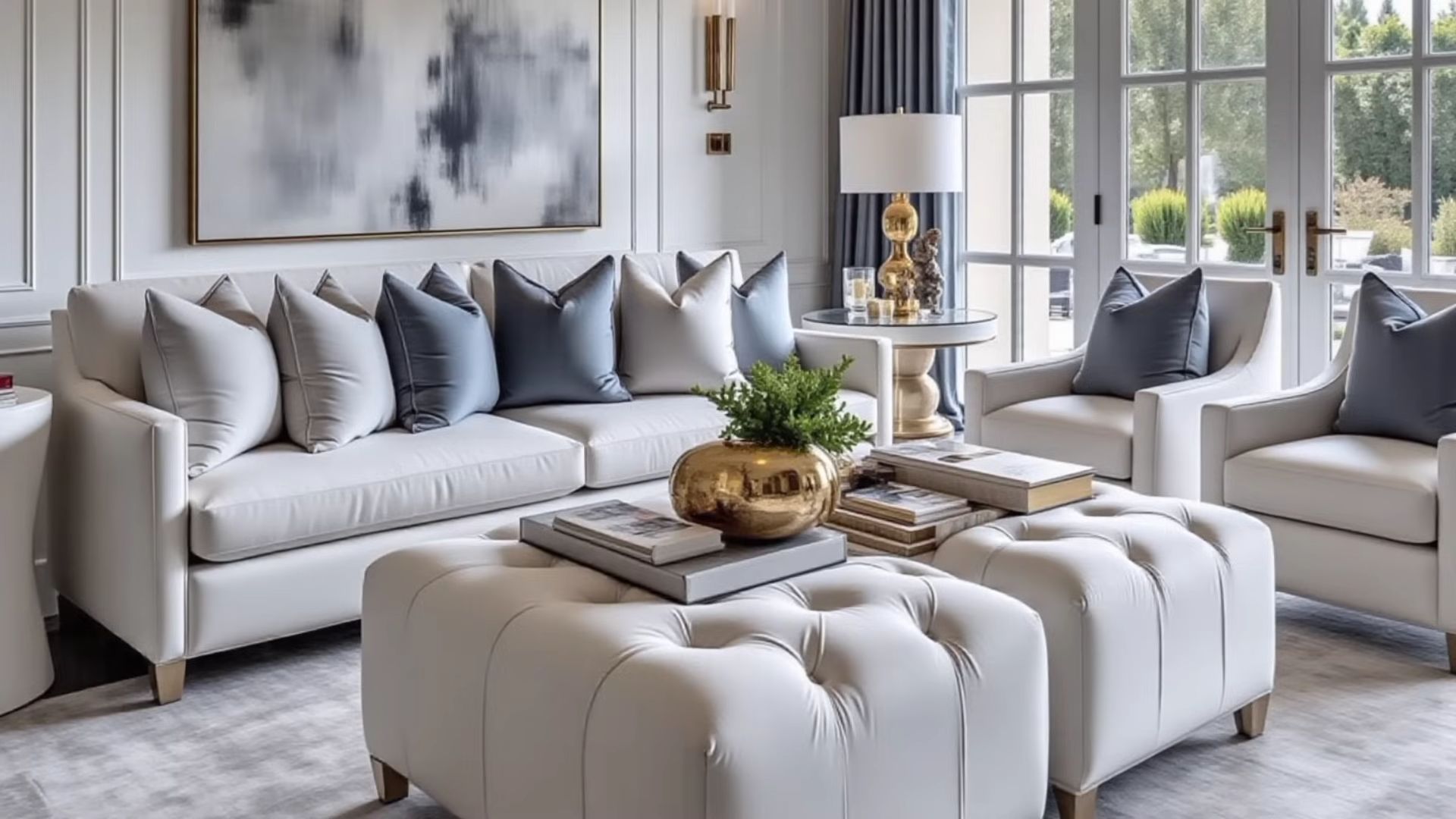 Tidy up living room quickly