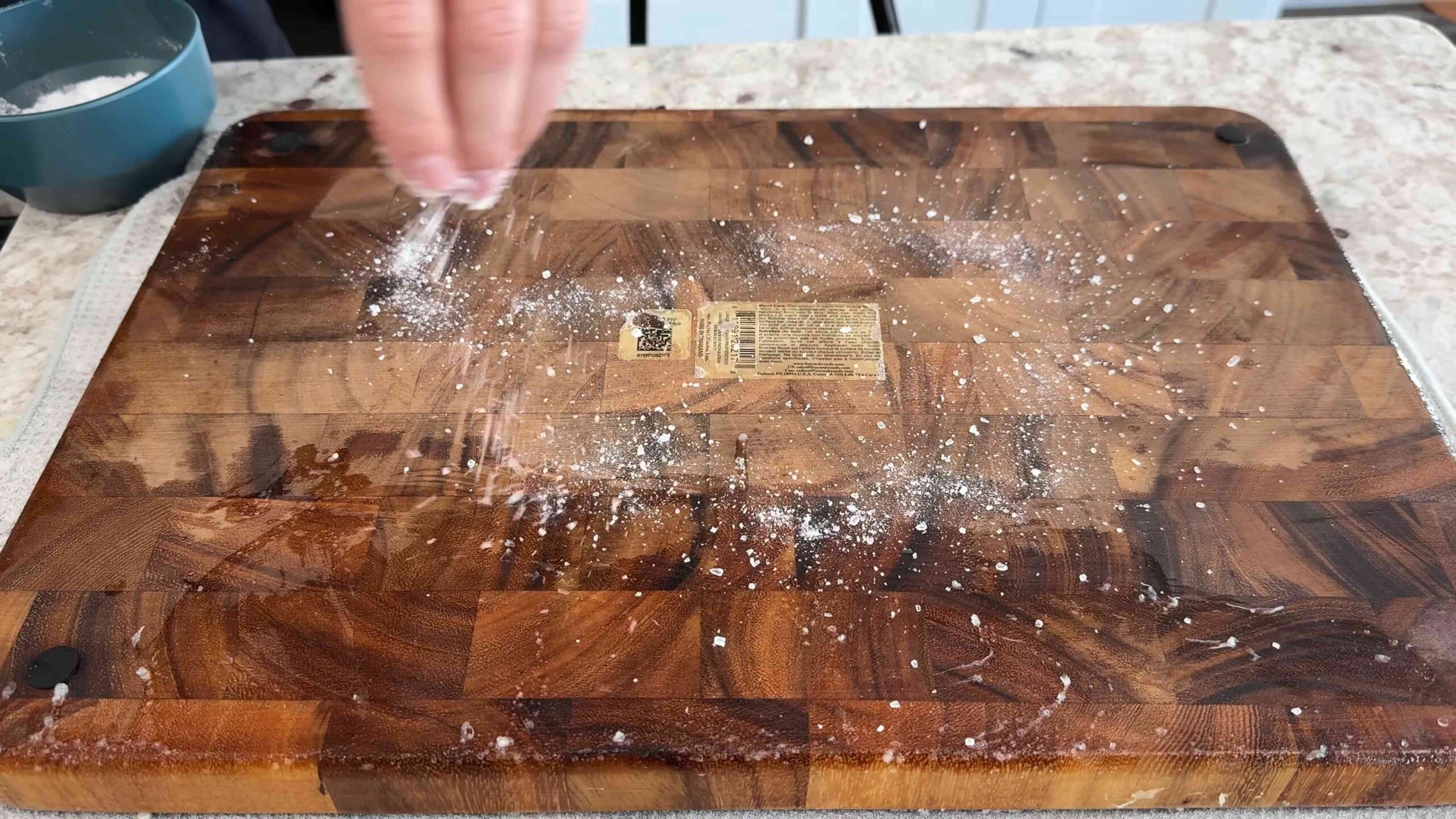 Natural Cutting Board Cleaning