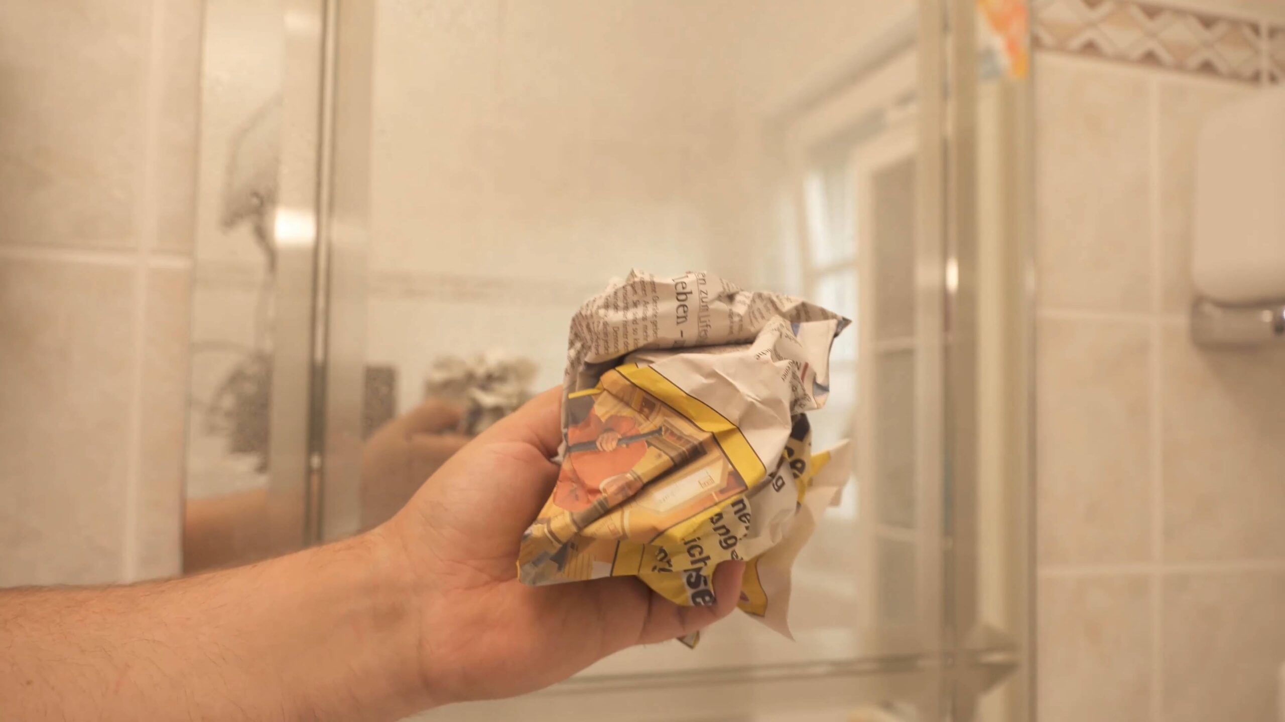 Newspaper mirror cleaning tips