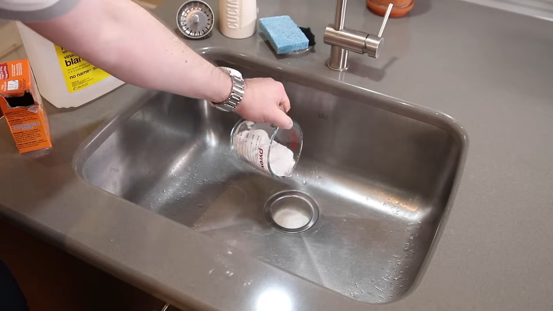 Natural drain cleaner